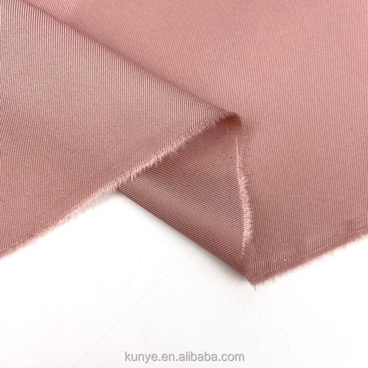 KUNYE 100% NAIA cellulosic silky twill fabric biodegradable for woman garment