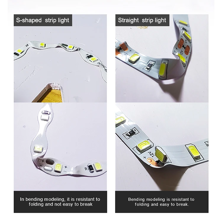 Fast Delivery in Stock SMD 3528 2835 LED Strip 12V Flexible Strip Light Remote Control Strip 90 BG Copper Led 3528 24v Ip20 Red