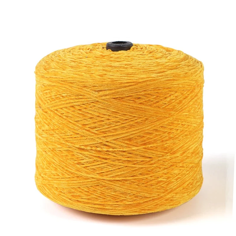 High quality sweater knitted yarn fancy polyester yarn 4.5Nm/1 Wholesale chenille yarn
