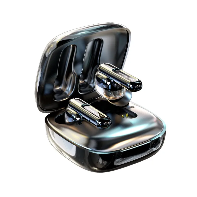 Konfulon TWS Dual Double Moving-coil Blue Tooth Earphones Deep Bass Touch Control Headphone True Wireless Stereo Earbuds headset