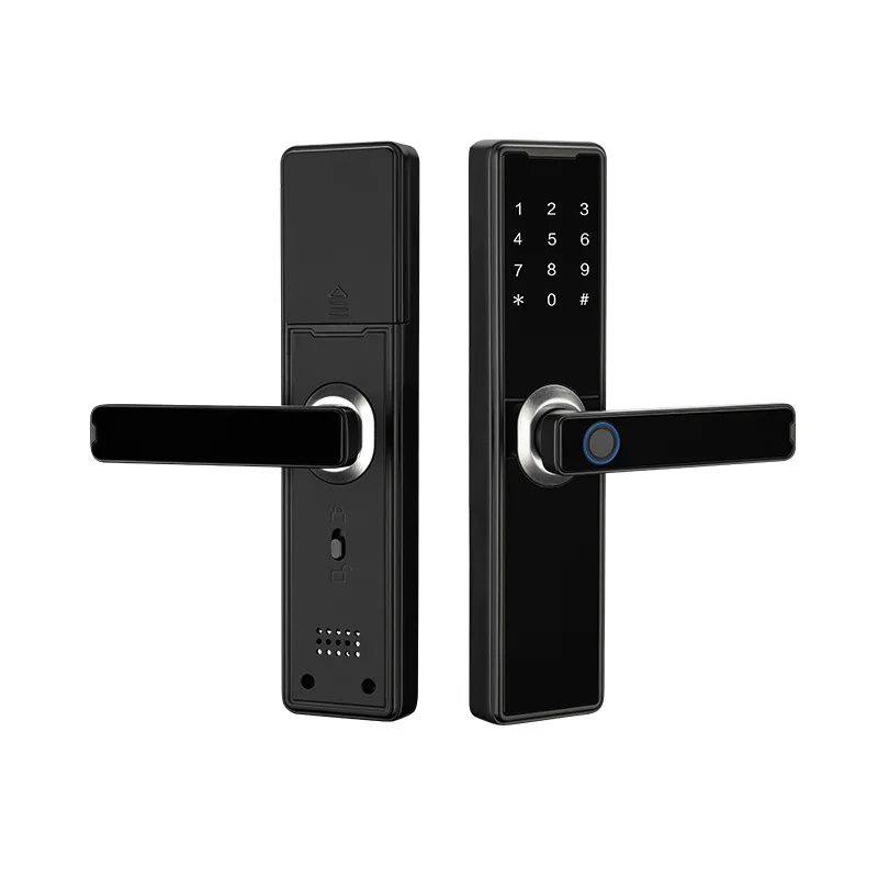 Top smart fingerprint door lock keyless entry APP touch screen digital password smart lock