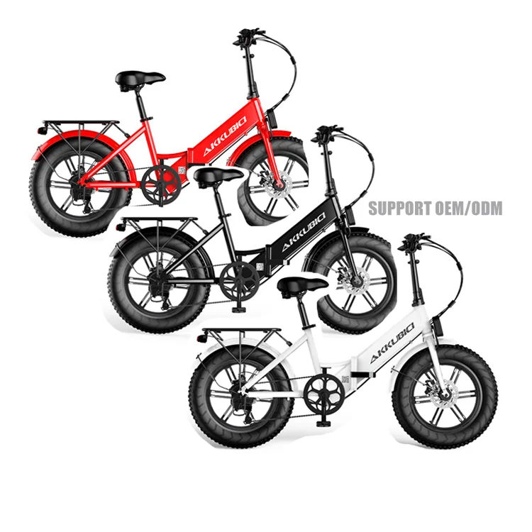 Akkubici OEM bafang задний мотор мотоцикла или электровелосипеда складной 20 цолль с толстыми покрышками грузовой Электрический велосипед для взрослых 250w/500w/750w пошагово, фара для электровелосипеда в женская обувь