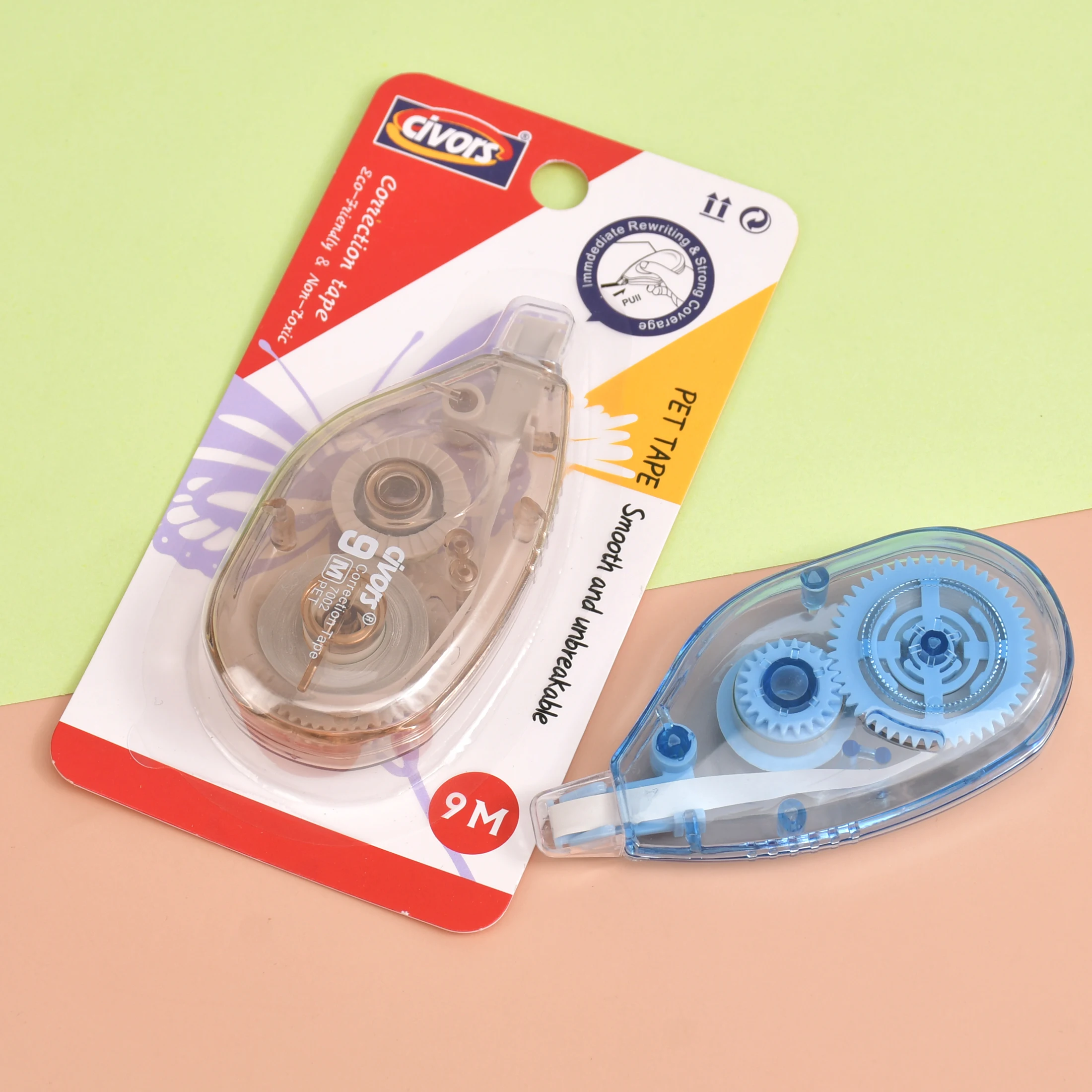 Hot selling low-priced student correction tape, customizable school office stationery, transparent student correction tape