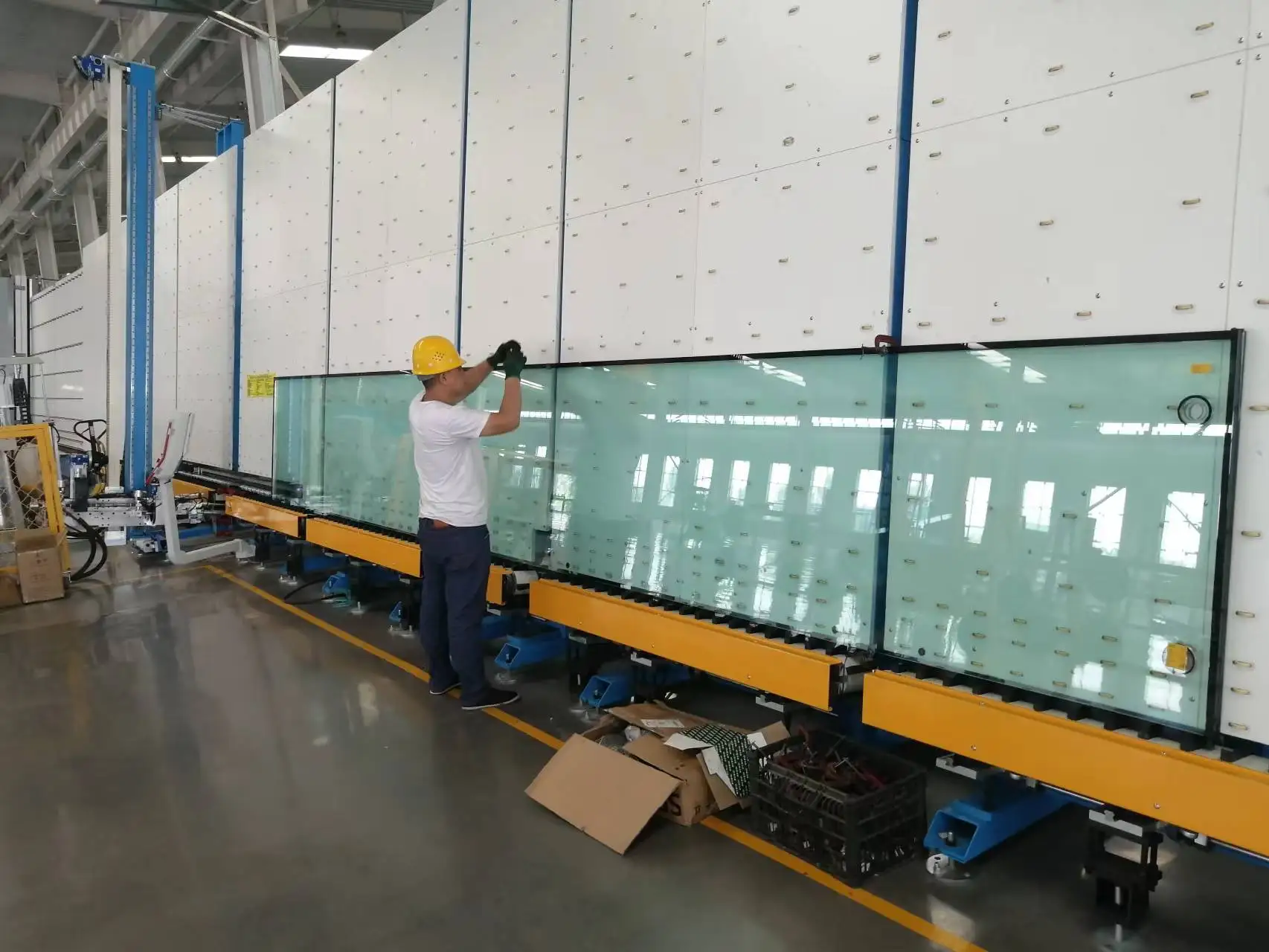 jumbo 15+15+15/19+19+19 1.52/2.28 SGP/PVB tempered laminated glass fin