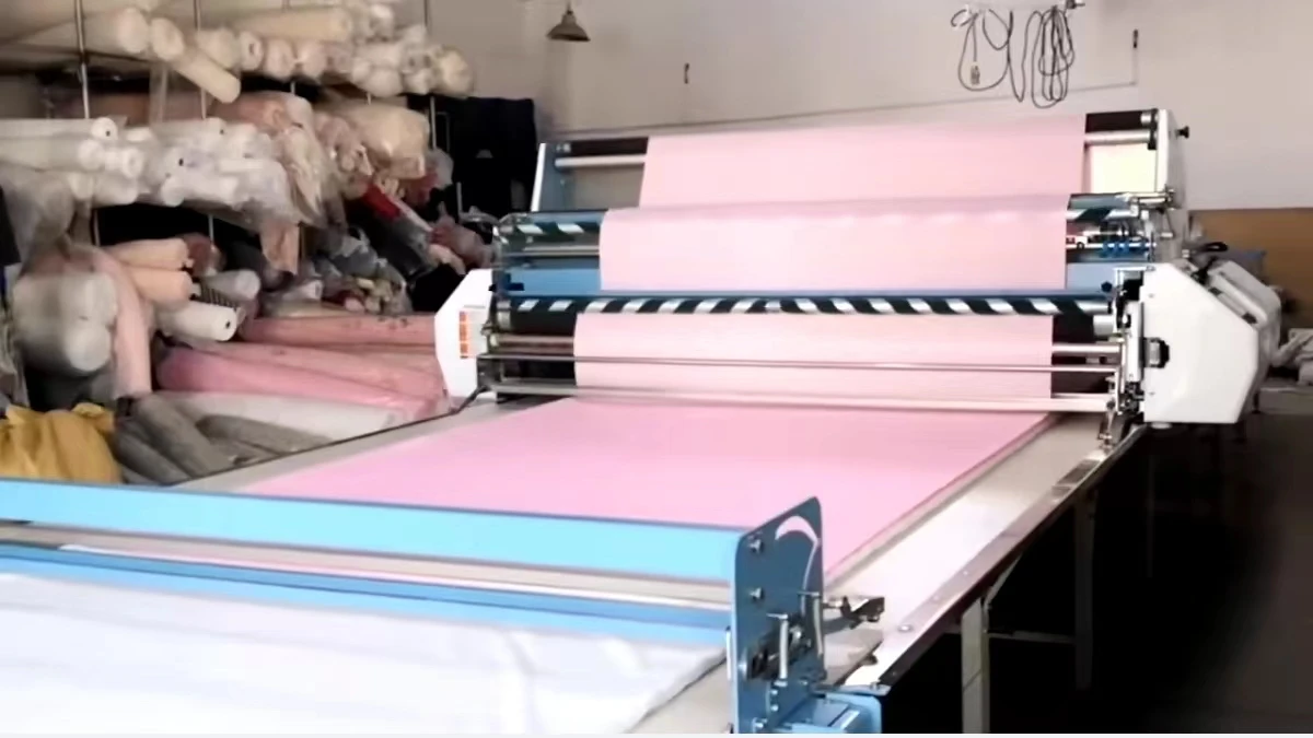 YINENG TECH HIGH SPEED Cloth spreader machine automatic fabric spreading machine WITH CHEAP PRICE