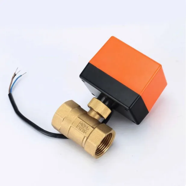 Two-Way or Three-Way Brass or Electronic Diverter Ball Valve Waterproof Three Wire Two Control