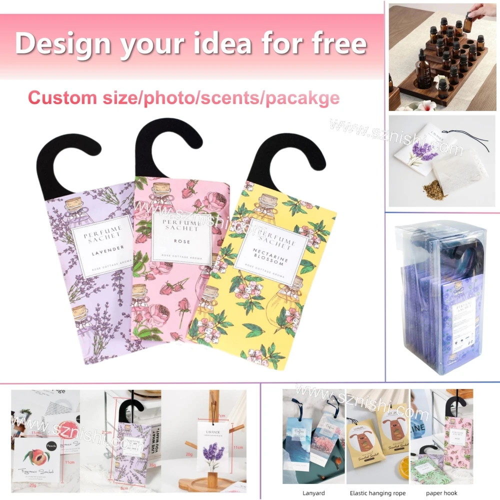 7 style plant fragrance factory stock sachet bags smell removed for wardrobe perfume sachet bags air freshener for home hotel