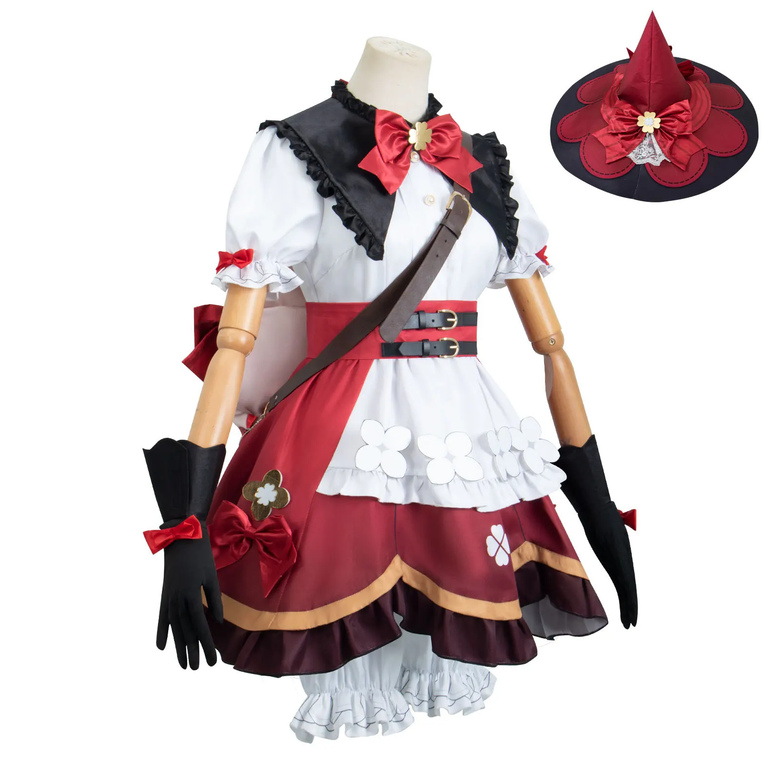 Klee Cosplay Genshin Impact Costume New Skin Blossoming Starlight Outfits Lolita Dress Halloween Carnival Party Clothing