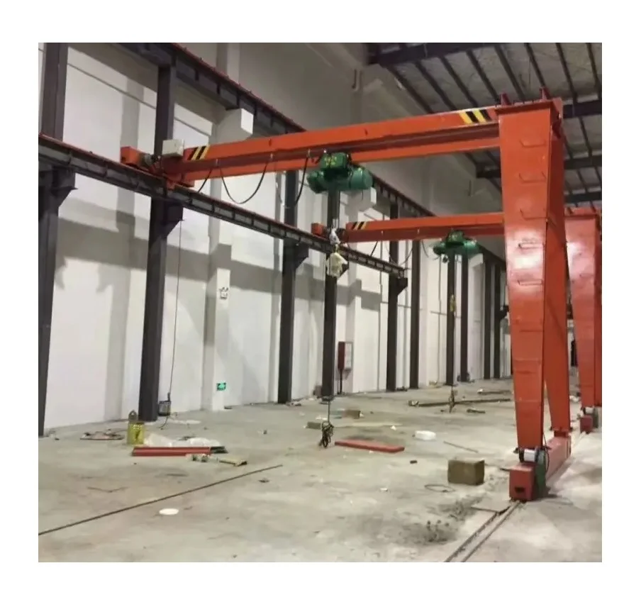 Design of semi gantry crane