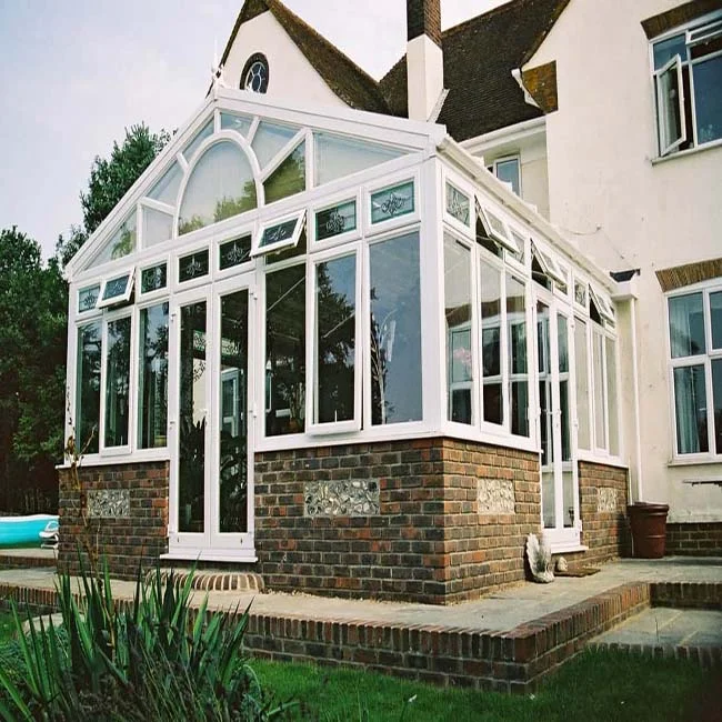 Villa project aluminum sunroom with laminated glass design