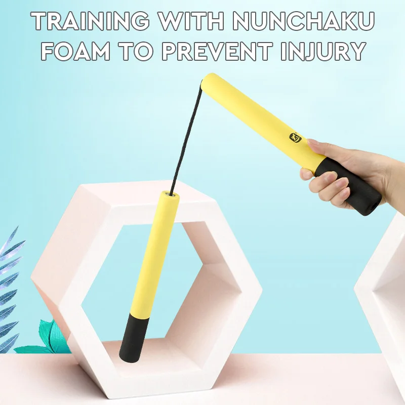 Customize multicolor Rope Chain Eva Sponge foam Escrima sticks Nunchakus for children play and training Foam