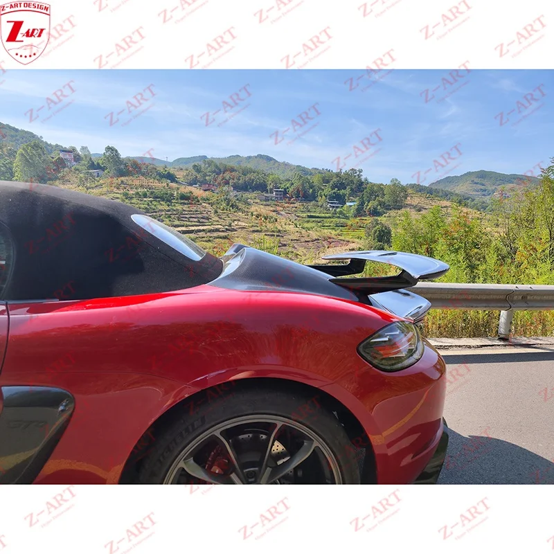Z-ART 2016-2020 Style 718 GTS Aerokit For Porsche 718 Boxster Carbon Fiber Tuning Kit For Porsche 718 Cayman Wind Spoiler Kit