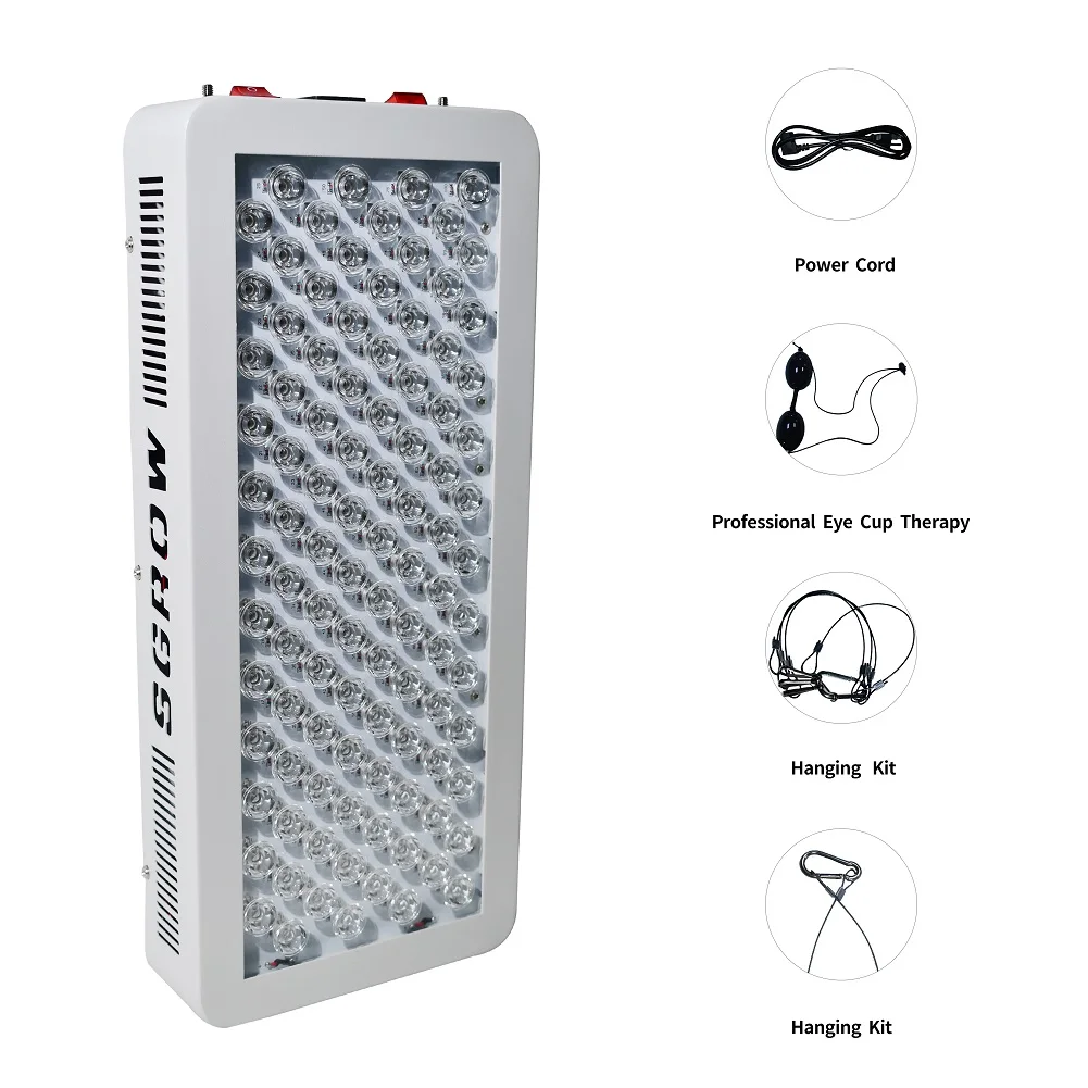 500W LED Red Light Therapy 660nm 850nm for Skin Treatment Beauty Red Infrared LED Light Therapy Panel Full Body