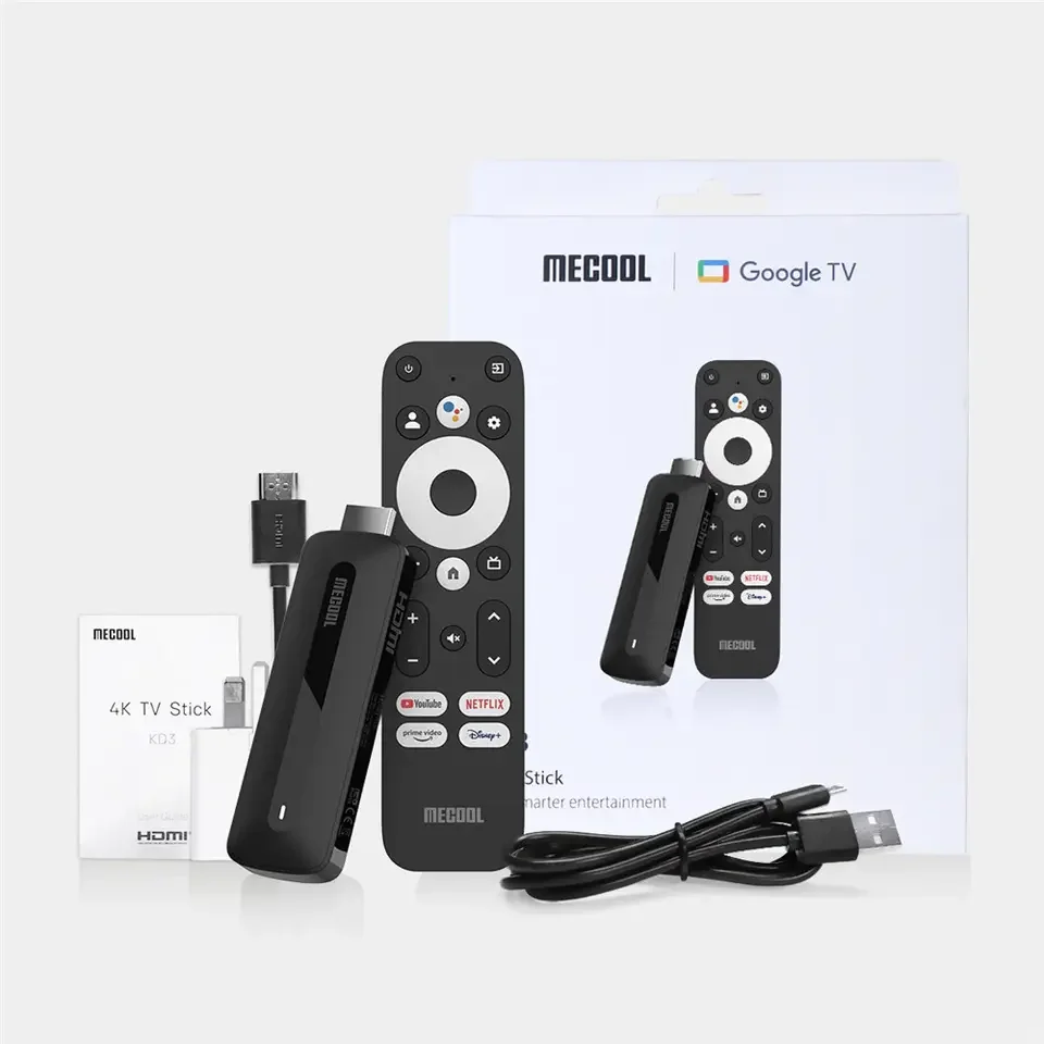 Mecool KD3 Android 11.0 TV Stick HDR10 Amlogic S905Y4 WiFi 2.4G/5G BT5.0 mini dongle Media Player TV Box
