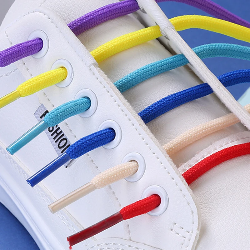 Factory Spot Custom Flat Shoelaces for Sneakers Fabric Shoe laces Boot Laces for Shoes Classic Soft Shoestrings