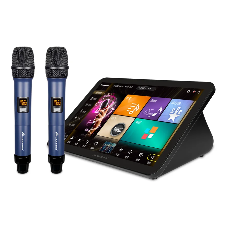 
 2021 New Promotion 5in1 InAndOn 8T 15.6 Durable Using Singing Machine Karaoke Player Machine  