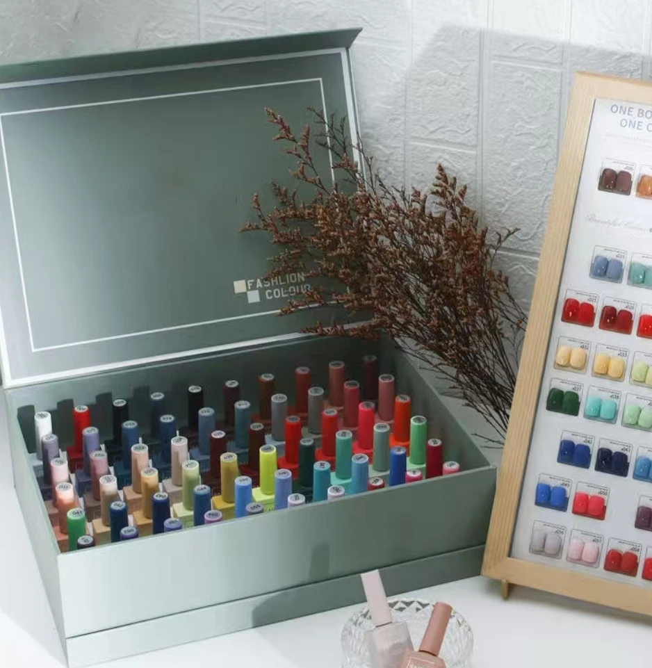 Special Discount Low Price High Quality Free Sample Custom Logo Nail Art Color Gel Polish Set