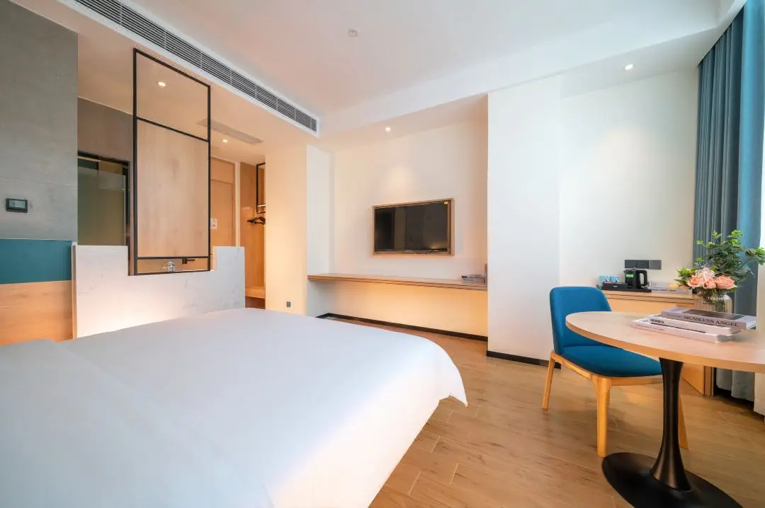 Holiday Inn Express Hotel Room Furniture Package Double Bed Queen Headboard Set Hospitality Furniture