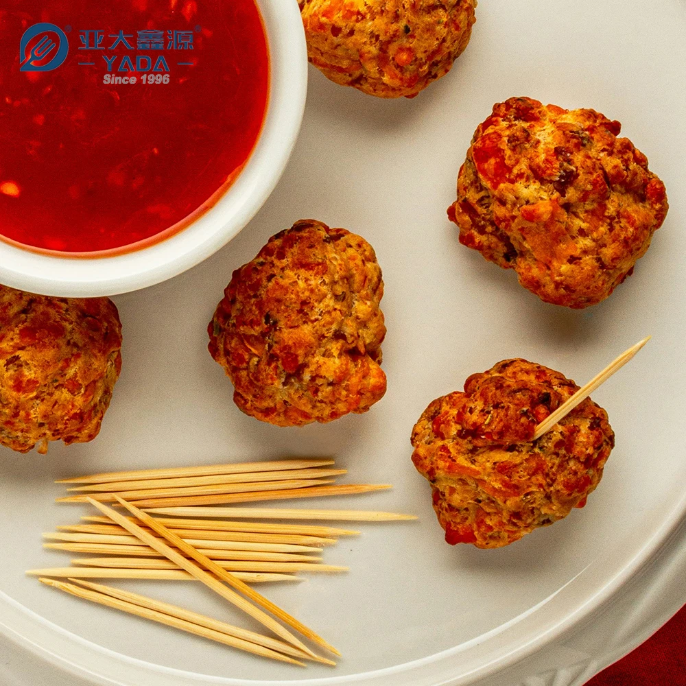 Натуральная этикетка на заказ индивидуально обернутая бумагой бамбуковая зубочистка оптовая продажа с фабрики