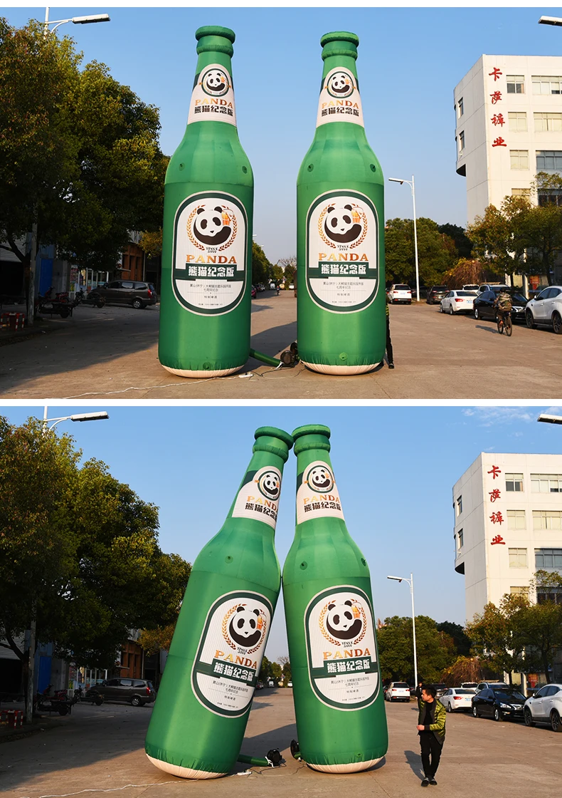 caixin custom inflatable glass cup for beer festival