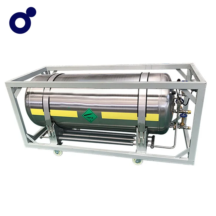 
500L Cryogenic LNG Liquefied Natural gas Dewar storage container tank for vehicle and car 