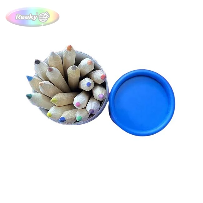 pencil box for kids made in china colored paper tube pencil set