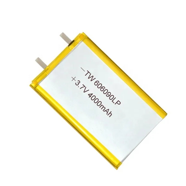 rechargeable super power 606090  6000mAh 3.7v  lithium polymer battery