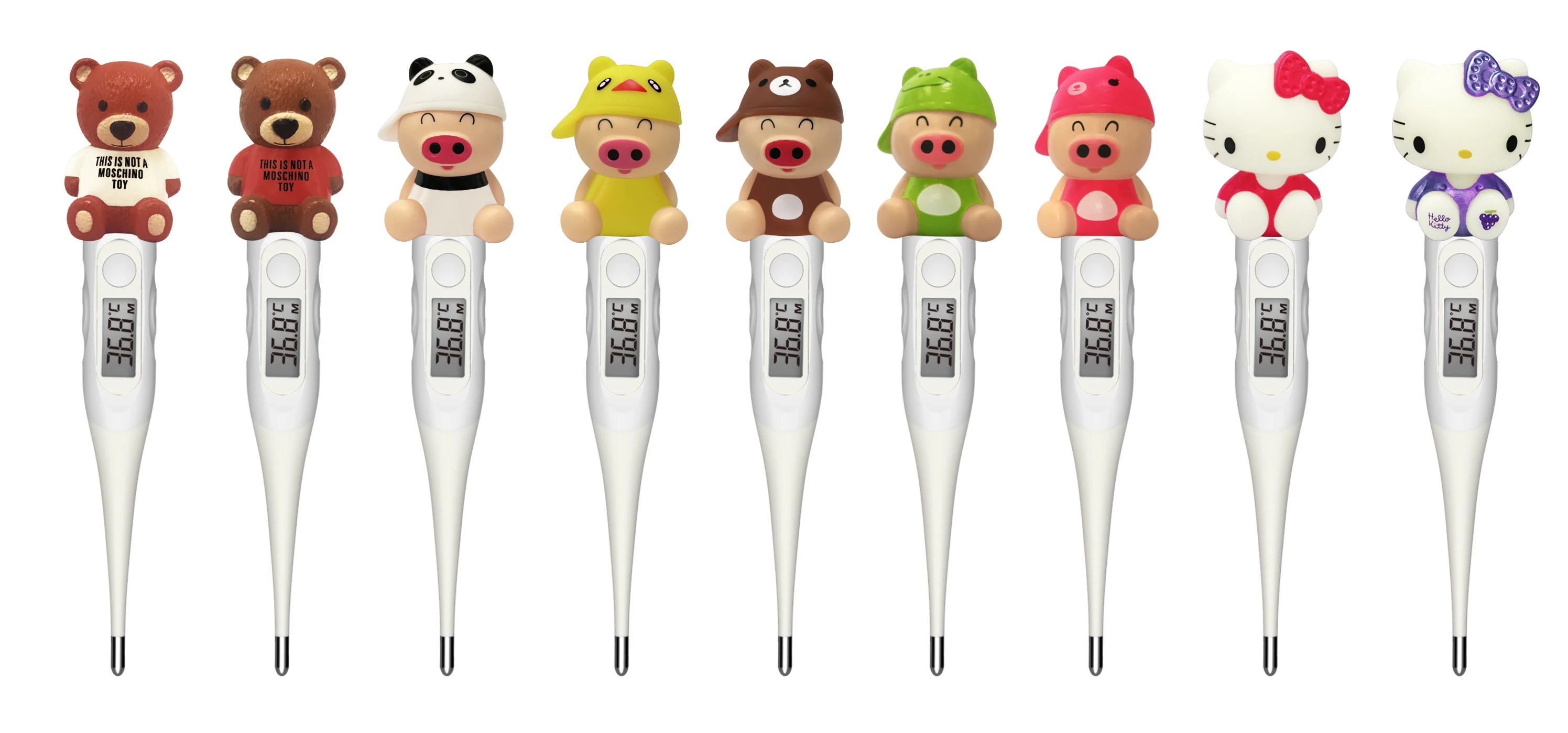 Wholesale wireless digital thermometer baby adult waterproof thermometer with sensor for body/mouth CE Approved