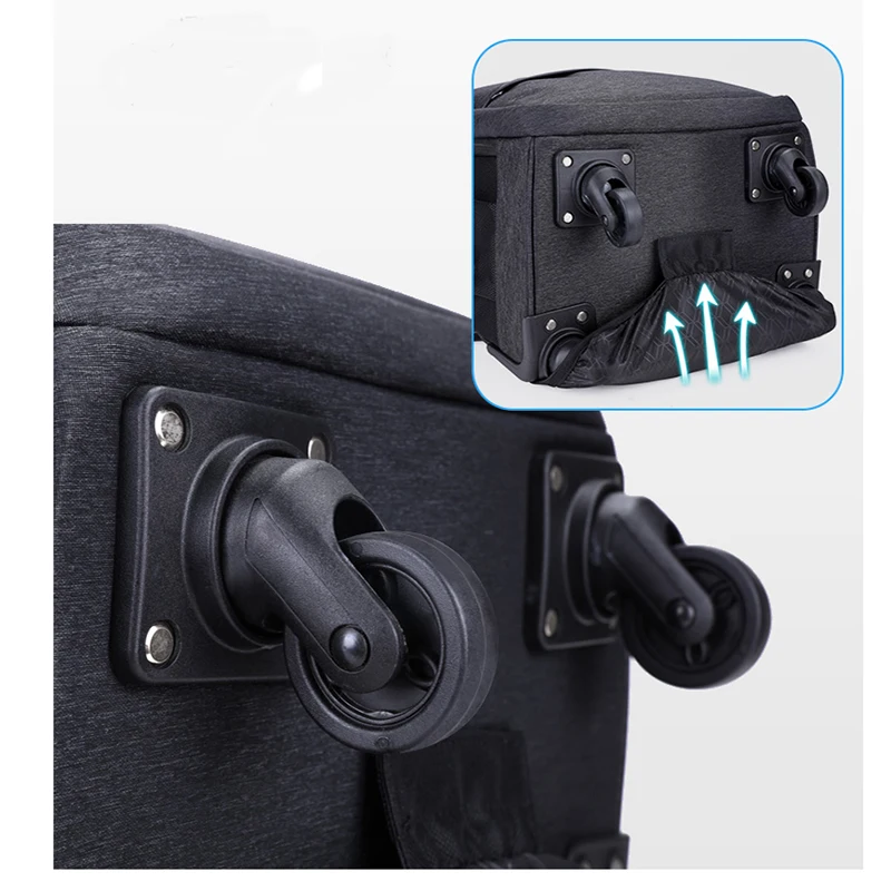 
Arctic Hunter Mochilas Hight Quality 4 Wheels For Men Travelling Travel Rucksack Sac A Dos Trolley School Bags Trolley Backpack 