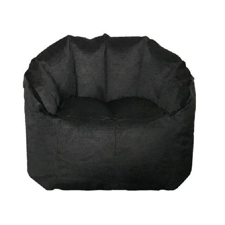 Custom memory foam bedroom big chair bean bag cover adults bean lazy sofa bag