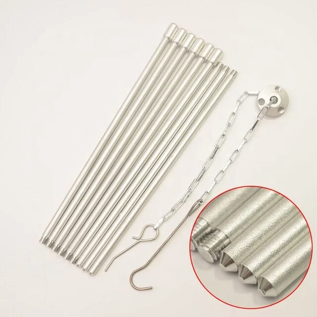 Stainless Steel Telescopic Aluminum Cooking Tripod Camping Outdoor Campfire Pot Holder Hanger Bracket