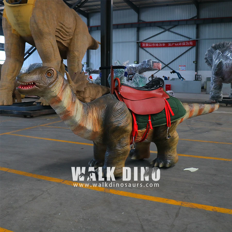 Large Shopping Malls Dinosaur Motif Park Dinosaur Animatronic Riding Dinosaur Machine
