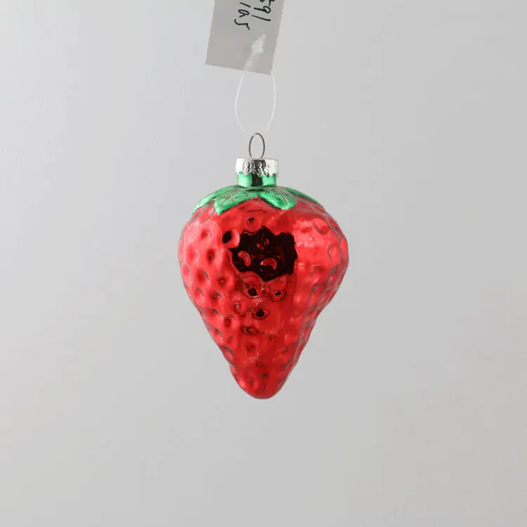 new arrivals Wholesale Grape hand blown glass baubles Christmas ornament 3D hanging decoration