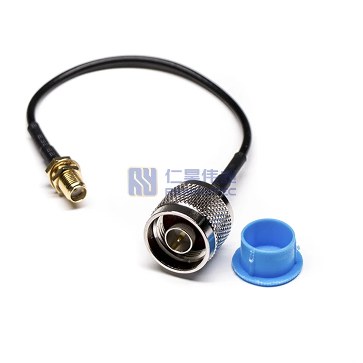 SMA Male Connector for LMR 200 Coaxial Cable N Male N-type 18G RF Bulkhead Jack Flexible Cable