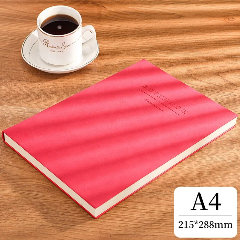 Wholesale Business Thickened Softcover  PU Leather A4 /B5/A5 Notebook