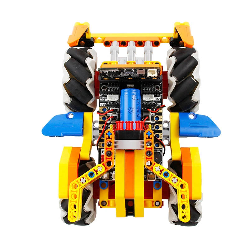 
Yahboom Omni:bit programmable toys robots With Four Mecanum Wheel Drive compatible with BBC Micro:bit V2 