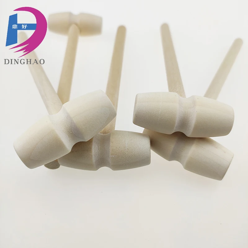 
Factory Friendly Solid mini Wood Hammer for KIDS Mini Hammer for Crab 