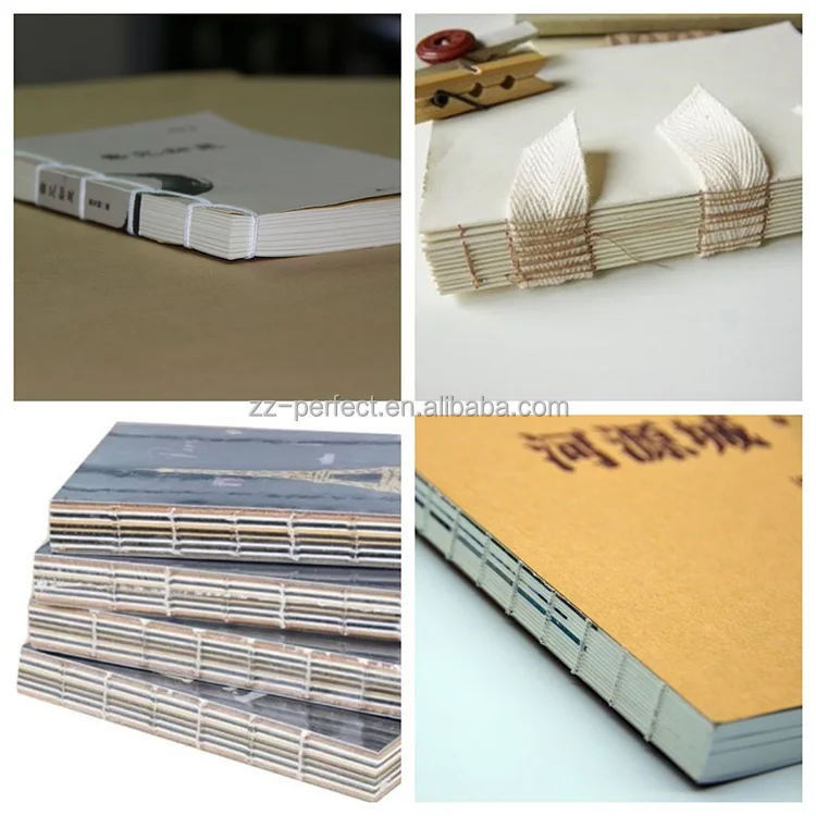 semi-automatic programmable thread  book binding sewing machine for books