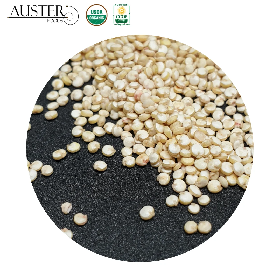 
White Royal Quinoa Organic from Bolivia Pallet Orders Delivered Overseas - Purity 99.98 % MIN 