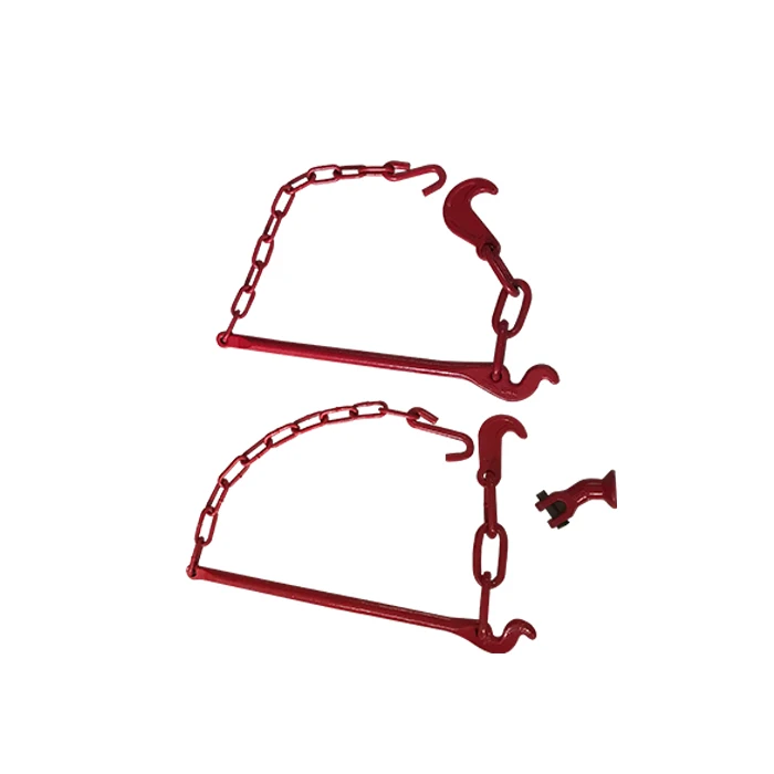 Heavy Duty Painted Lashing Chain Tension Lever Load Binder Forged High Tensile Steel Chain Tensioner for Cargo RoRo Transport