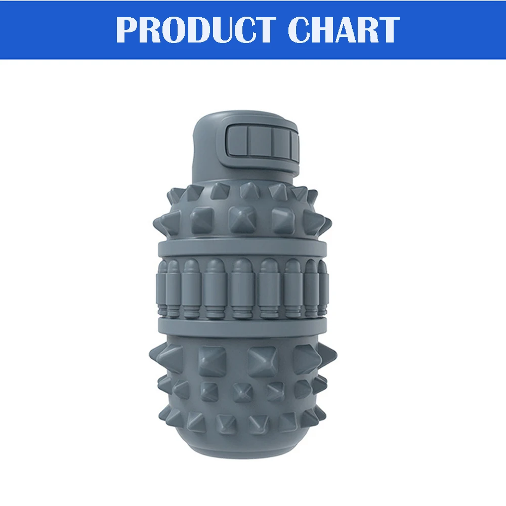 
Flat round squeaky insert cactus dog interactive toy 