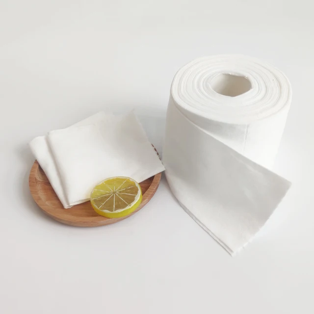 Wholesale organic disposable white bamboo women baby handtuch baumwolle face facial towel set