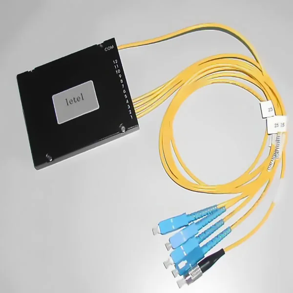 
High Quality 1*2 SC/APC ABS-Box PLC Fiber Optic Splitter 