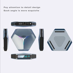 ТВ-приставка A95X F4 Amlogic S905X4 Android 2021 8K 4 + 64 ГБ 10