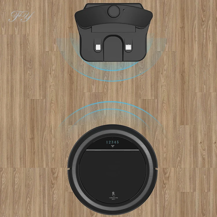 New Design High-End Automatic Cleaning Robot Indoor 2000Pa Wet And Dry Mopping Electric Robot Vacuums USB washing robot cleaner