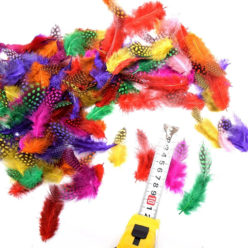 Manufacturers wholesale colour Pheasant feather natural color pearl chicken feather  pearl spotted feathers