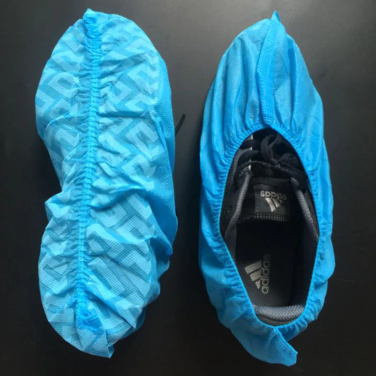 
New Arrival High Quality Plastic Non Woven Fabric Disposable Shoe Cover For Sale 