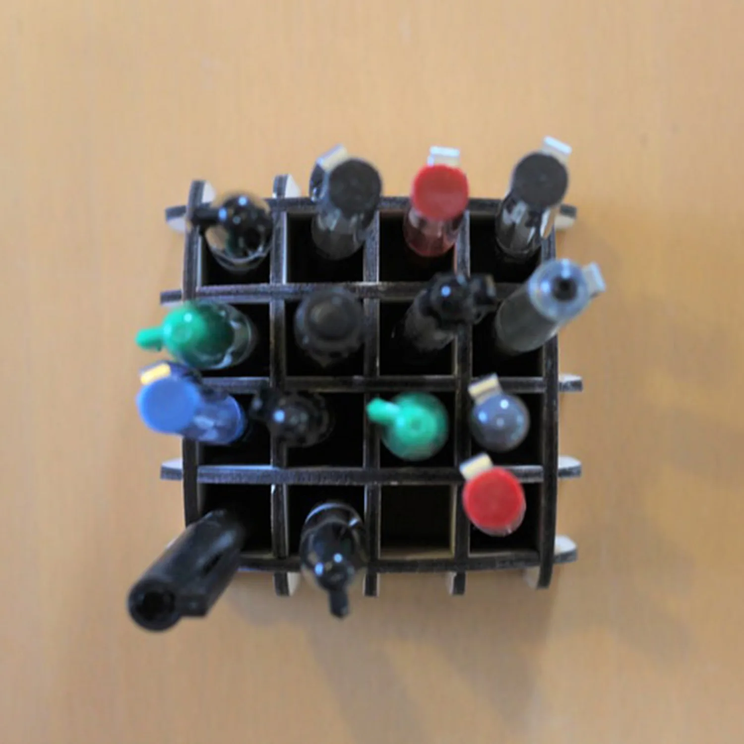 New cross-border Art Decorative Pen Pot creative wood DIY Art handmade Pen container for home decoration