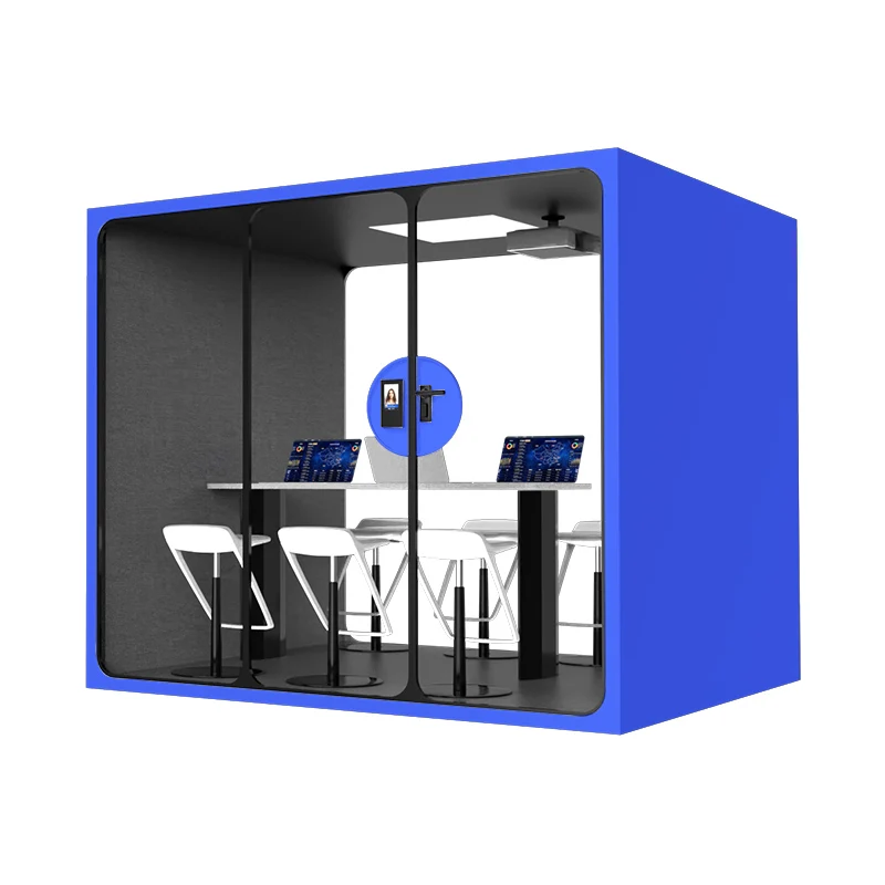 Working Talking Study Silent Room Cheap Custom Office Pod Price From China With Glass Sound Proof Door Soundproof Floor