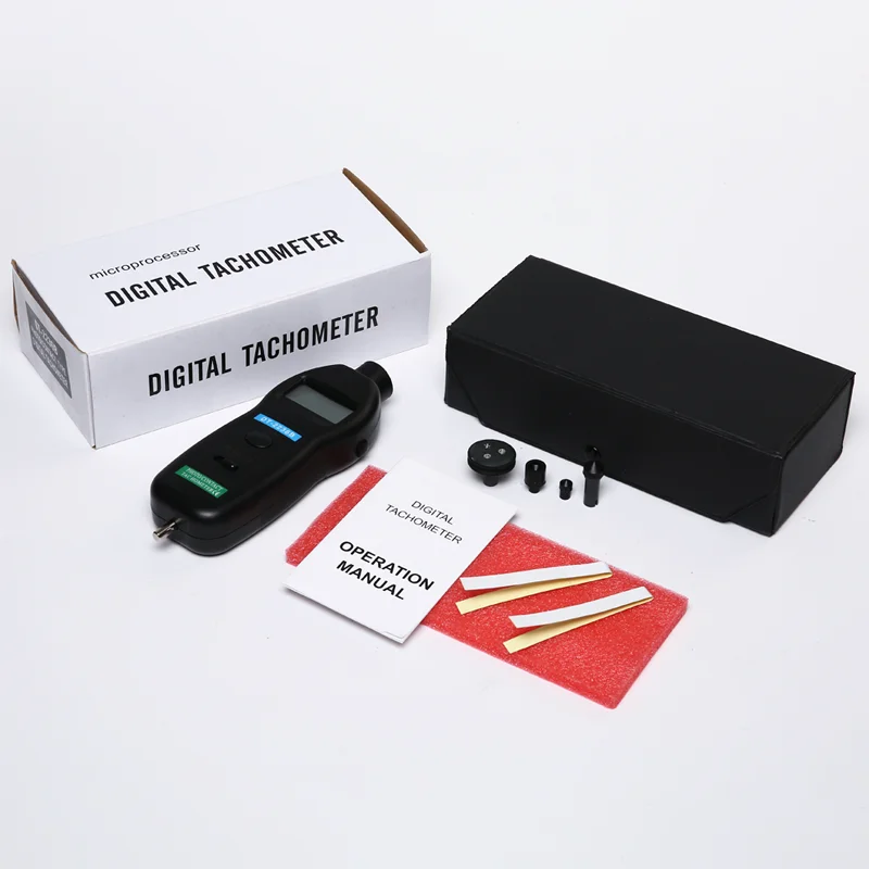 Photoelectric speed sensor / contact 2 in 1 tachometer DT2236B digital laser universal RPM meter surface Speed Tester auto range